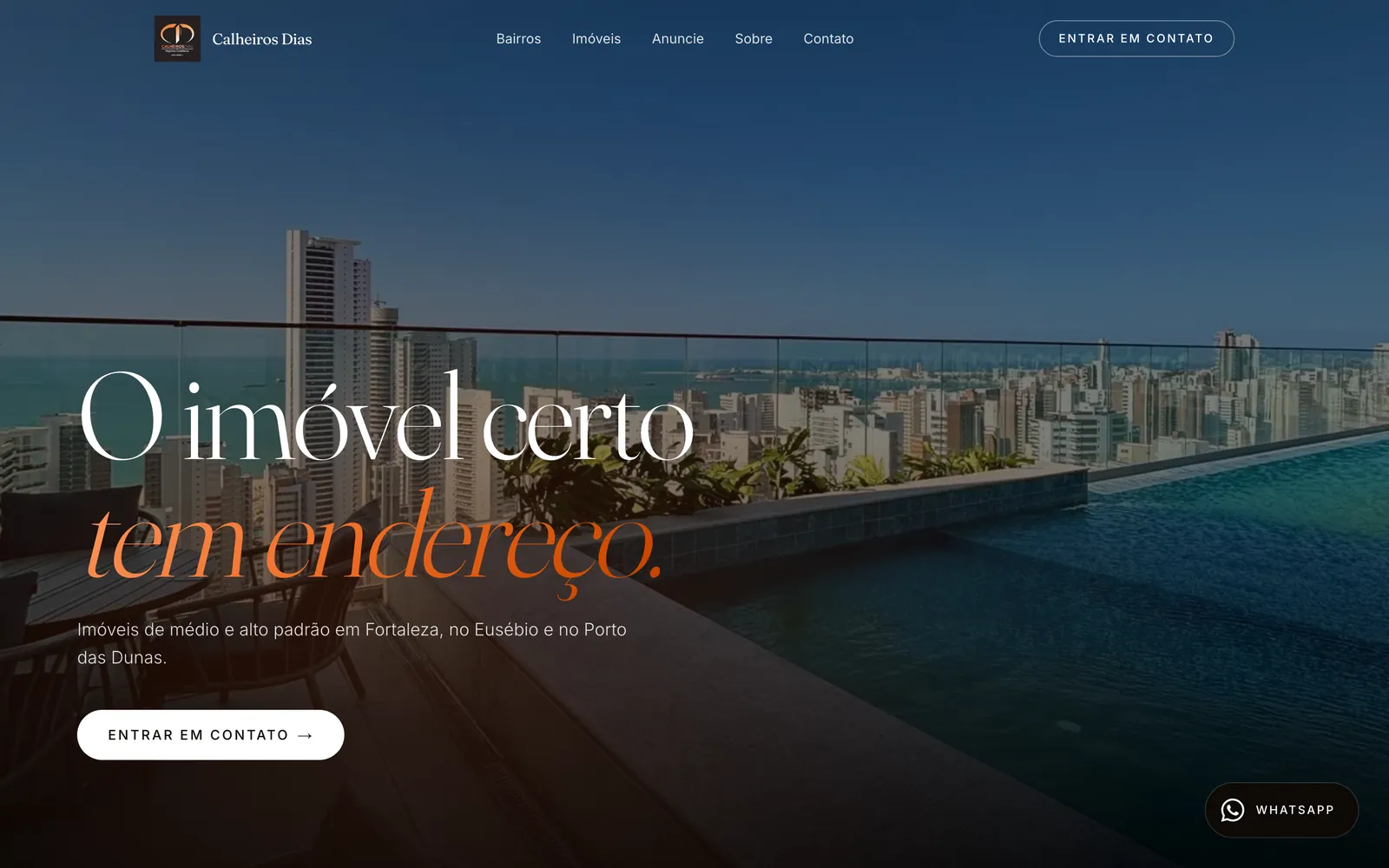 Site da Calheiros Dias